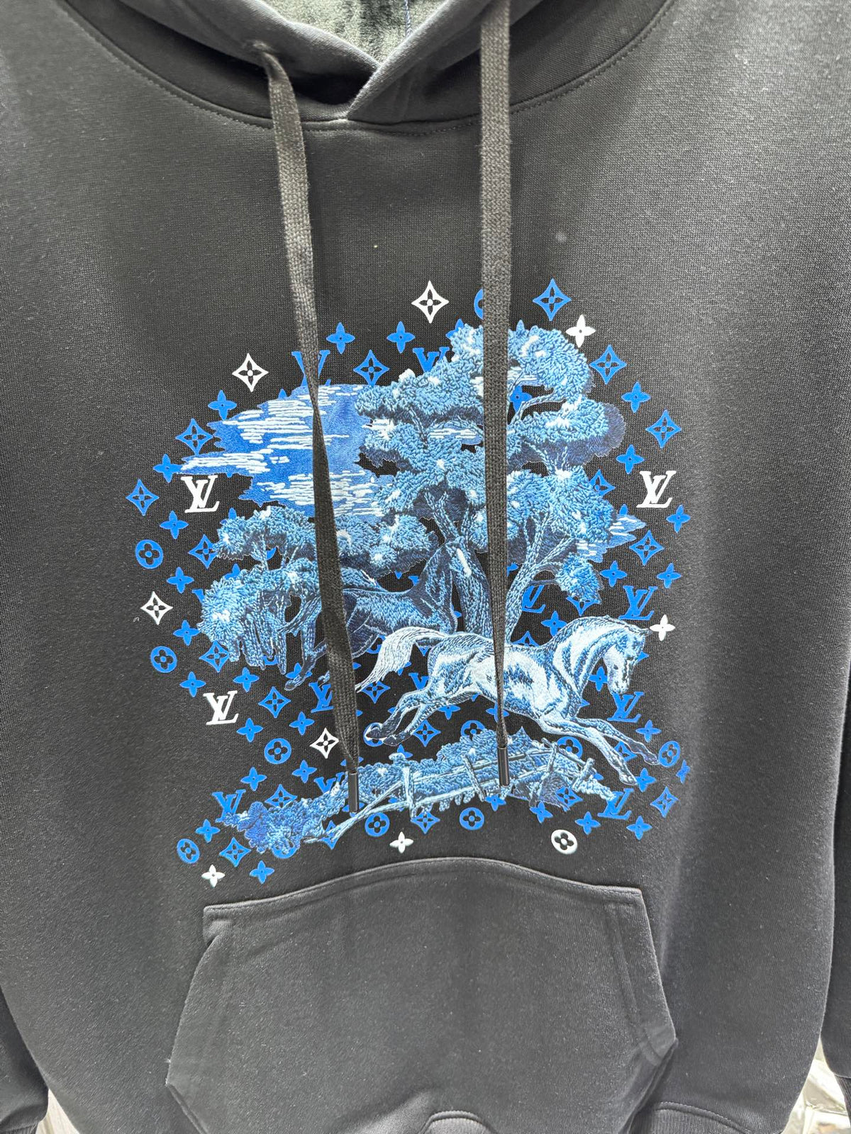 New Year's hooded sweatshirt