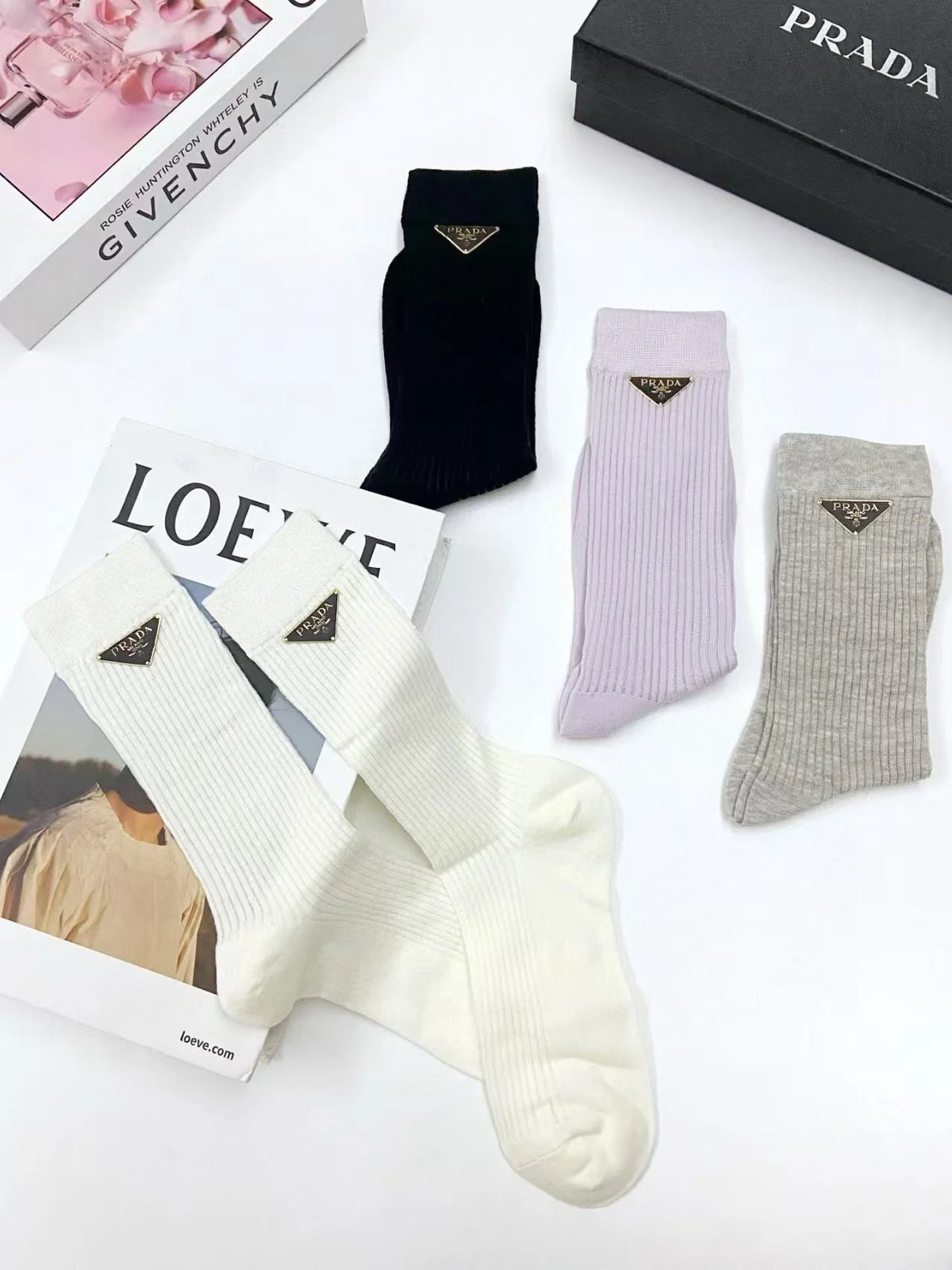 New classic letter boneless socks