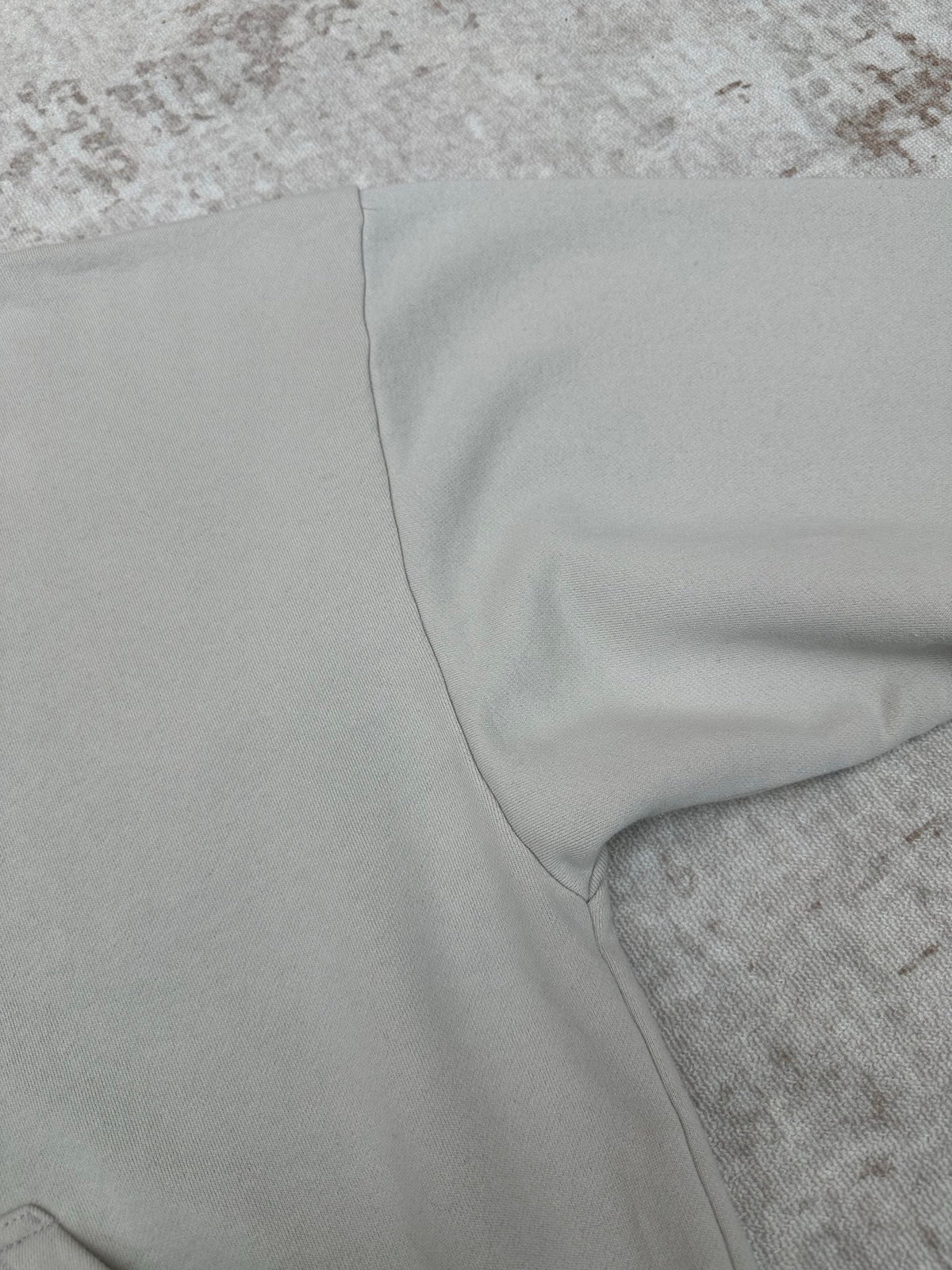 Embroidered Hoodie with Falling Shoulders