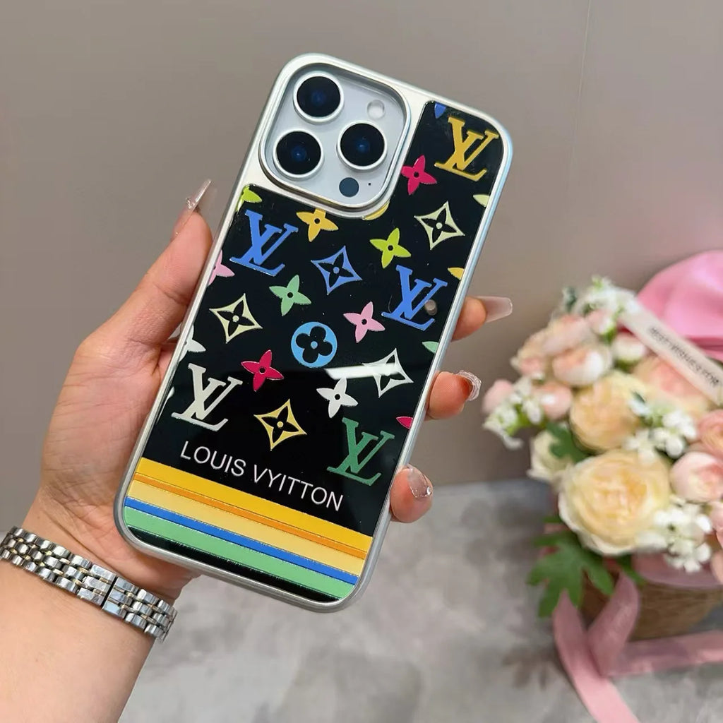 Electroplated glass magnetic phone case