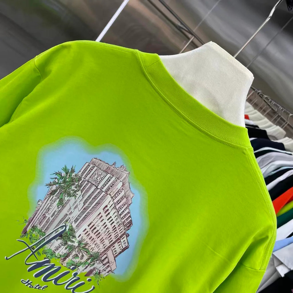 Printed short sleeved T-shirt
