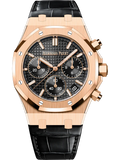 Black OFFs - Black Leather - Chronograph -Quartz- 41mm