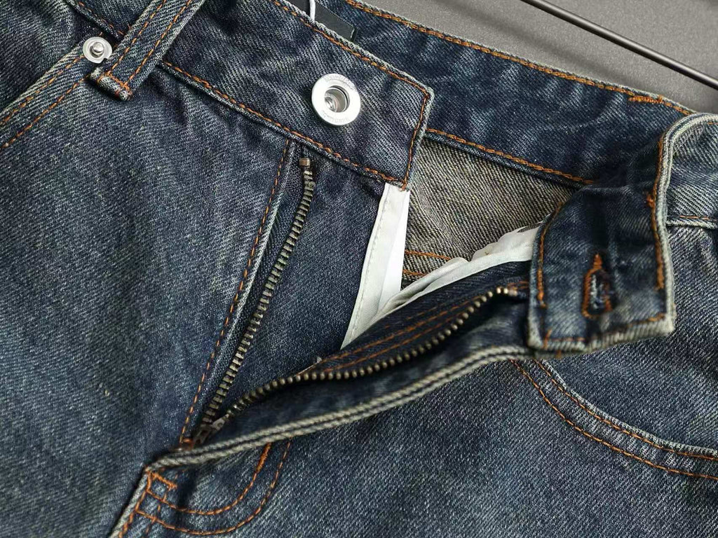 New denim shorts