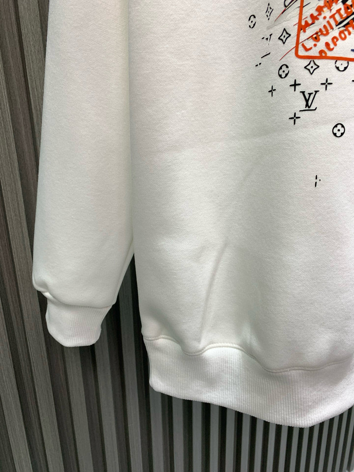 New Year printed hoodie