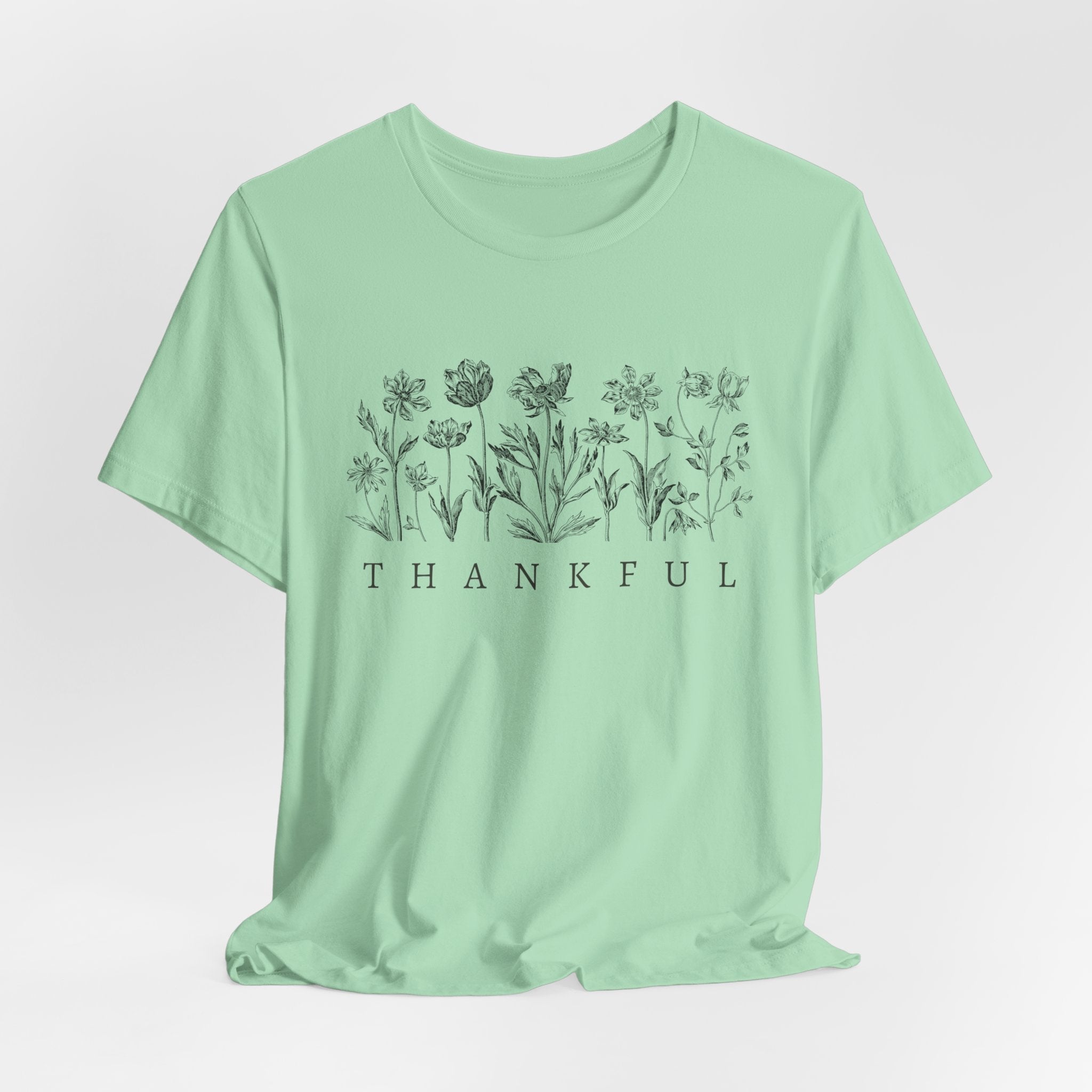 Thankful Faith Inspired Christian T Shirt for Christian Women