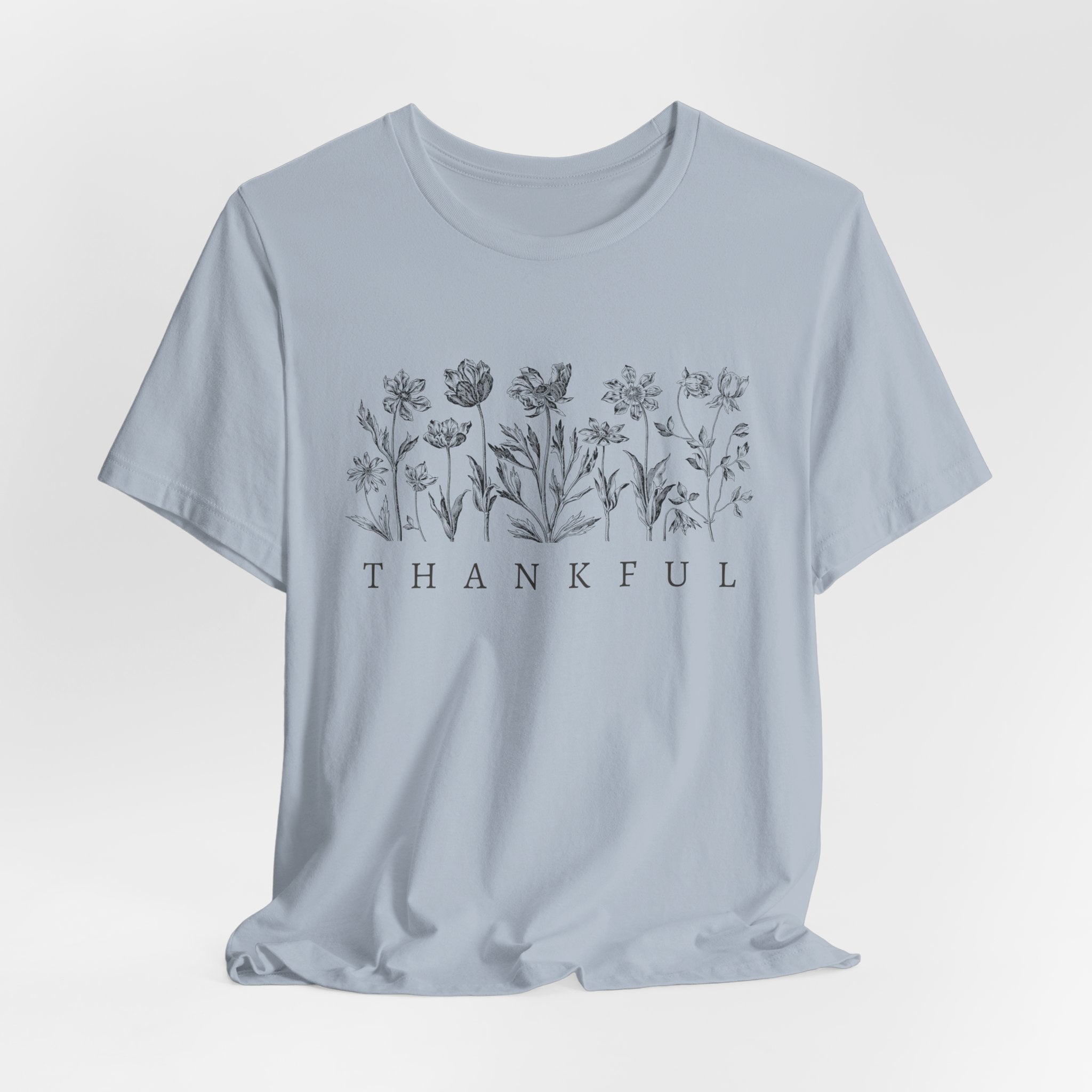 Thankful Faith Inspired Christian T Shirt for Christian Women