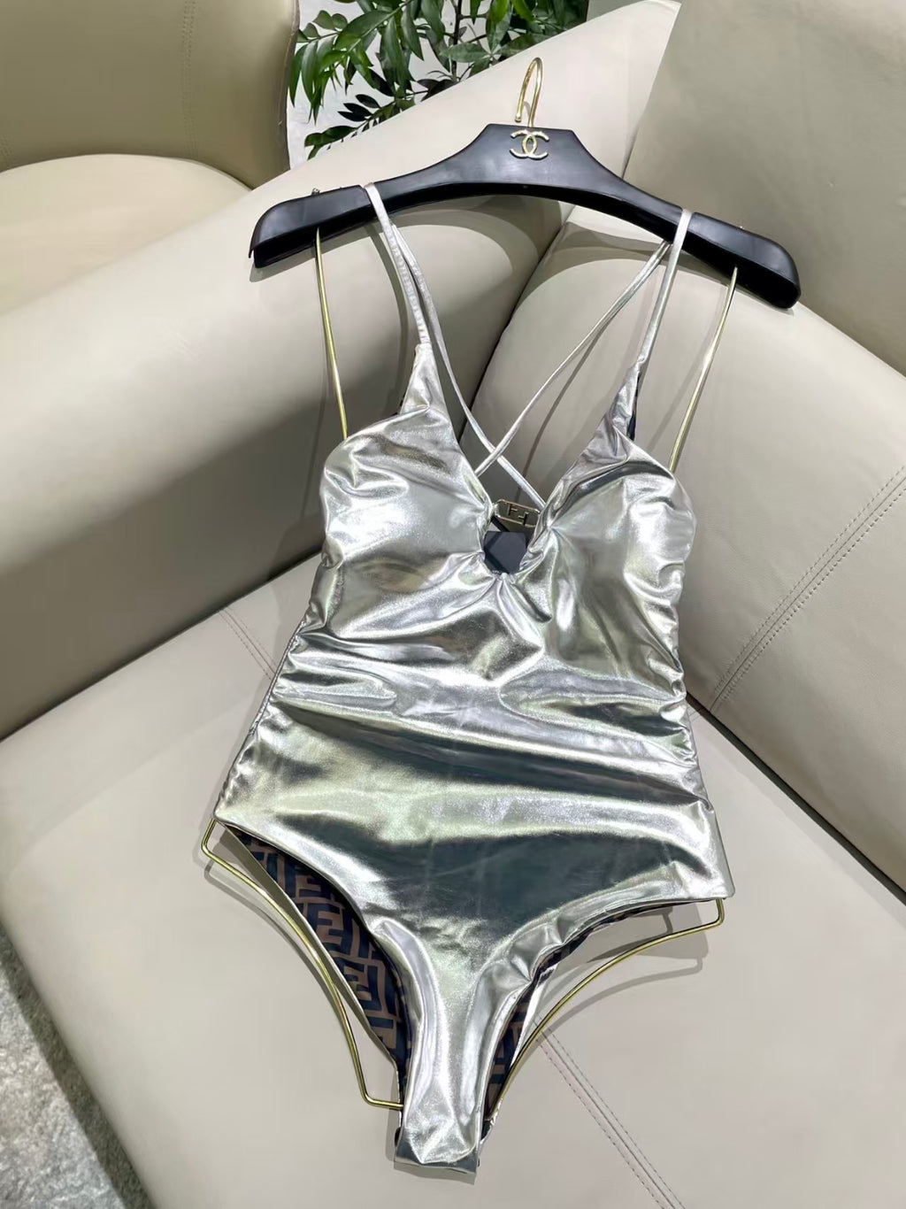 New one-piece camisole swimsuit