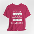 Perfect Day to be Grateful Inspirational Christian T-Shirt