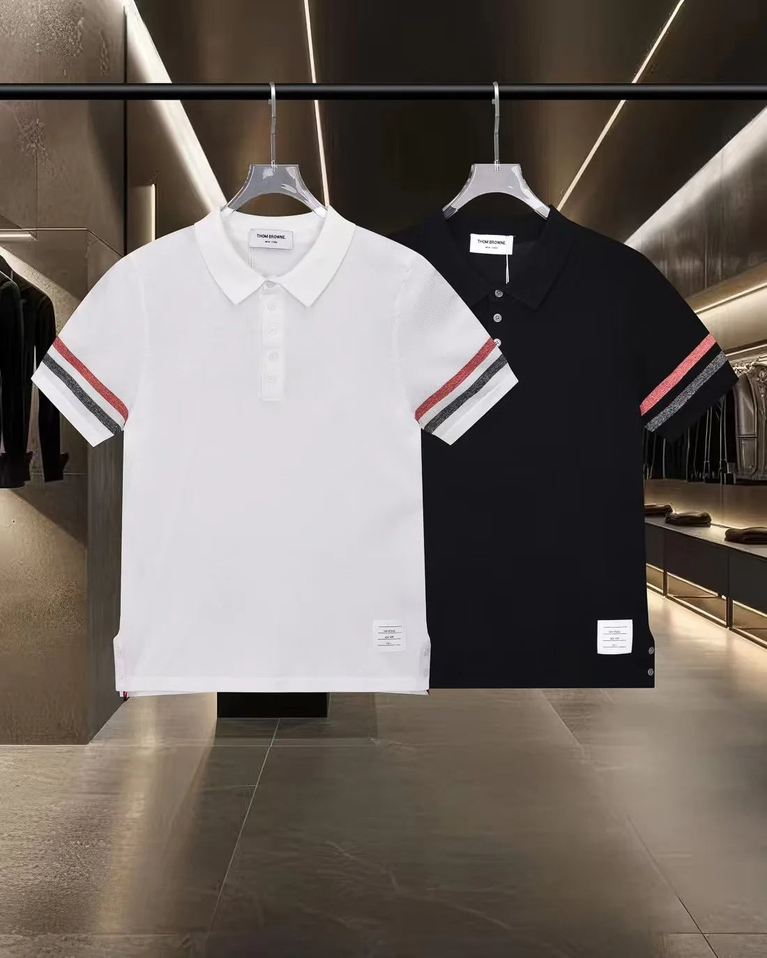 New Knitted Short Sleeve Polo Shirt