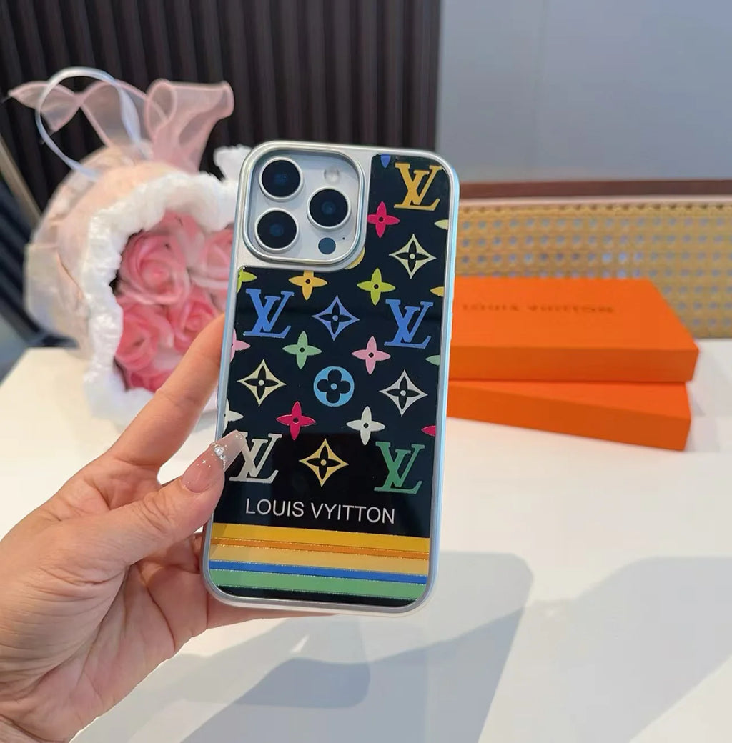 Electroplated glass magnetic phone case