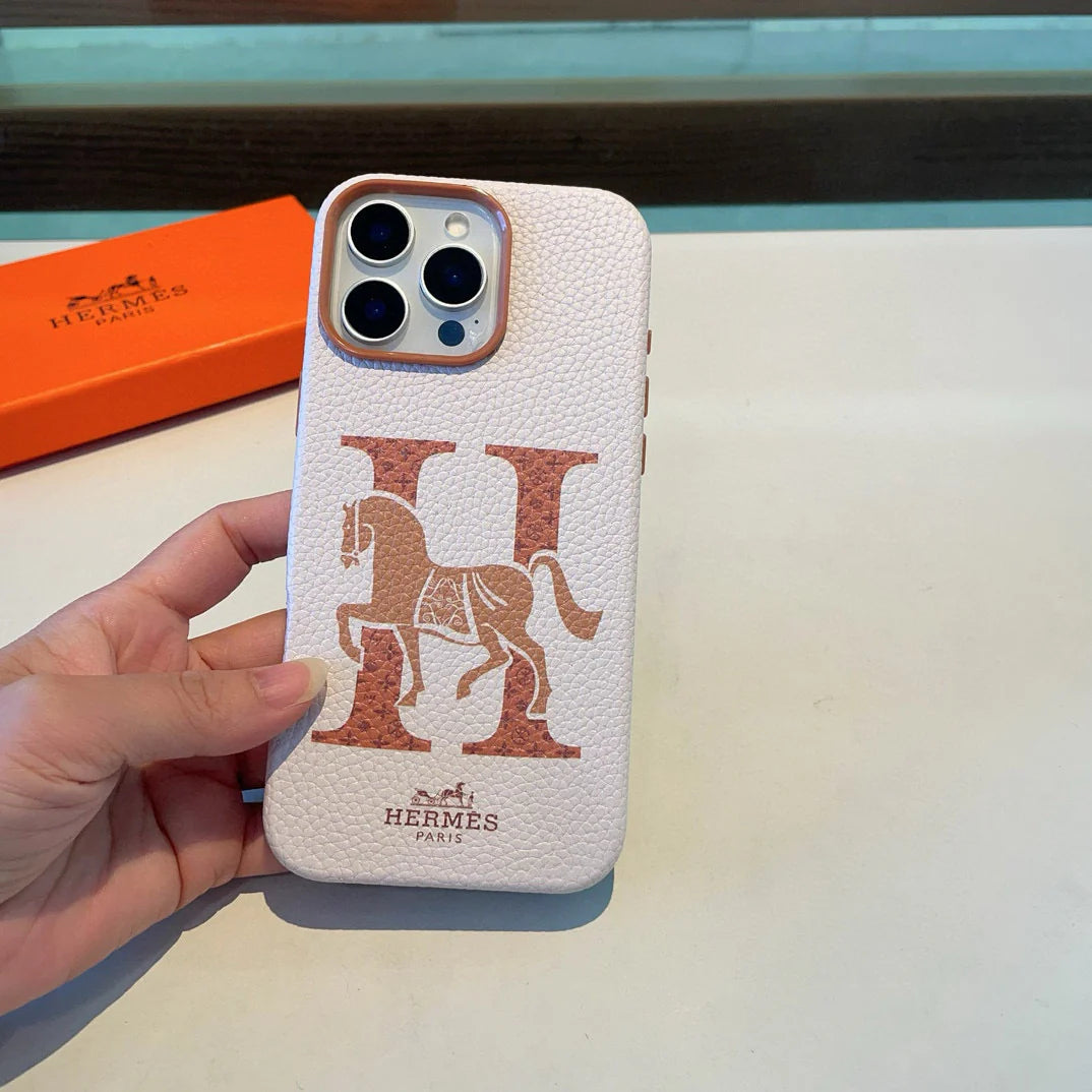 All inclusive lychee patterned phone case