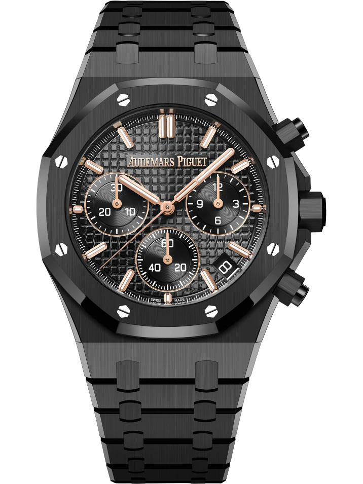 Black Titanium Steel - Chronograph- Quartz- 43mm（2）