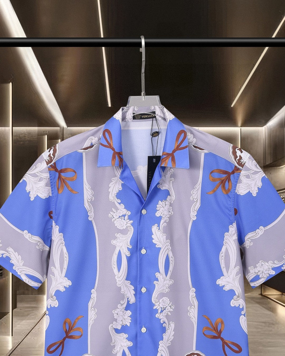 Palace style digital printed short sleeved shirt