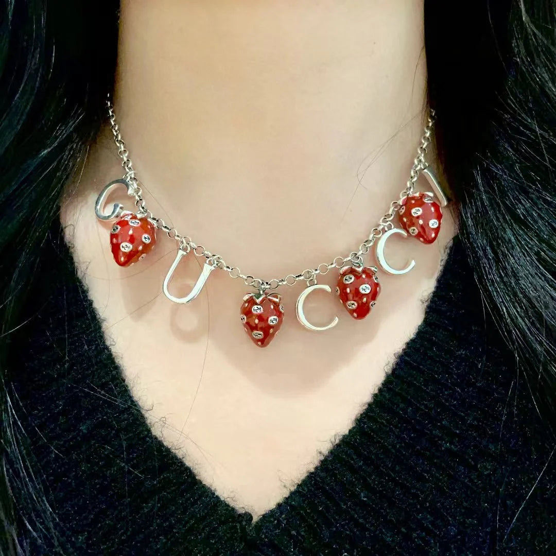 New Strawberry Necklace