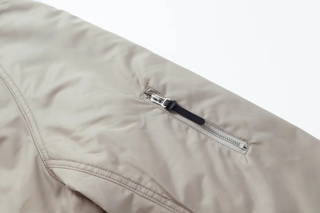New offset letter coat cotton jacke