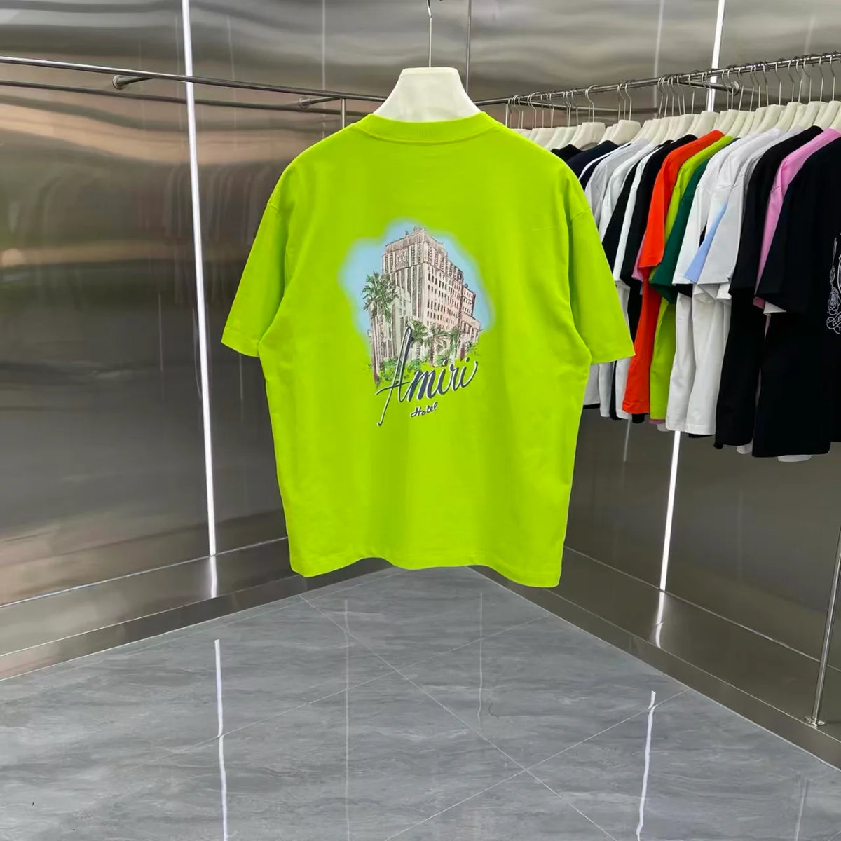Printed short sleeved T-shirt