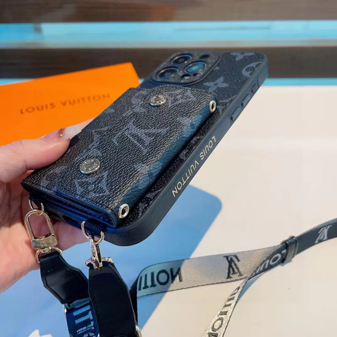 Crossbody card bag phone case