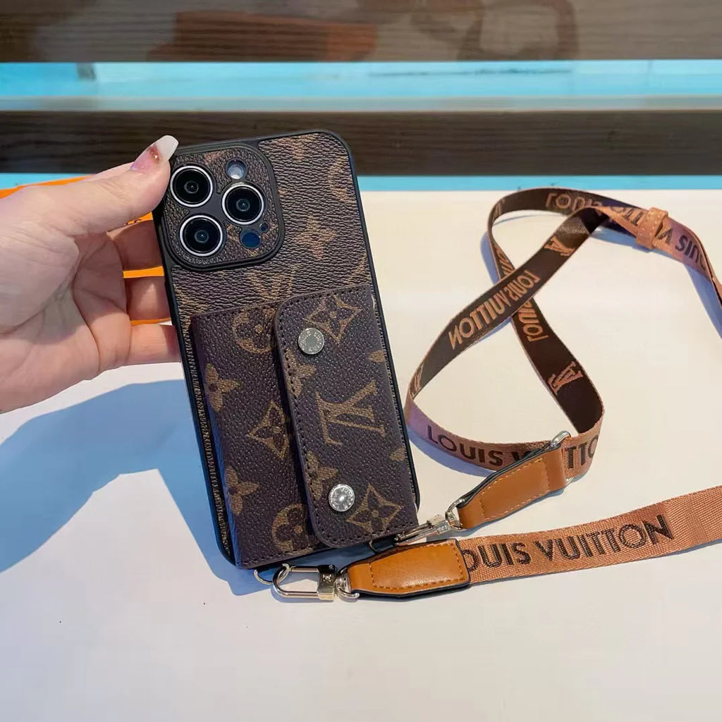Crossbody card bag phone case