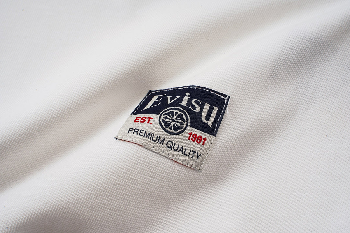 New Seagull Classic Large Print Casual Loose Round Neck Short Sleeve T-shirt
