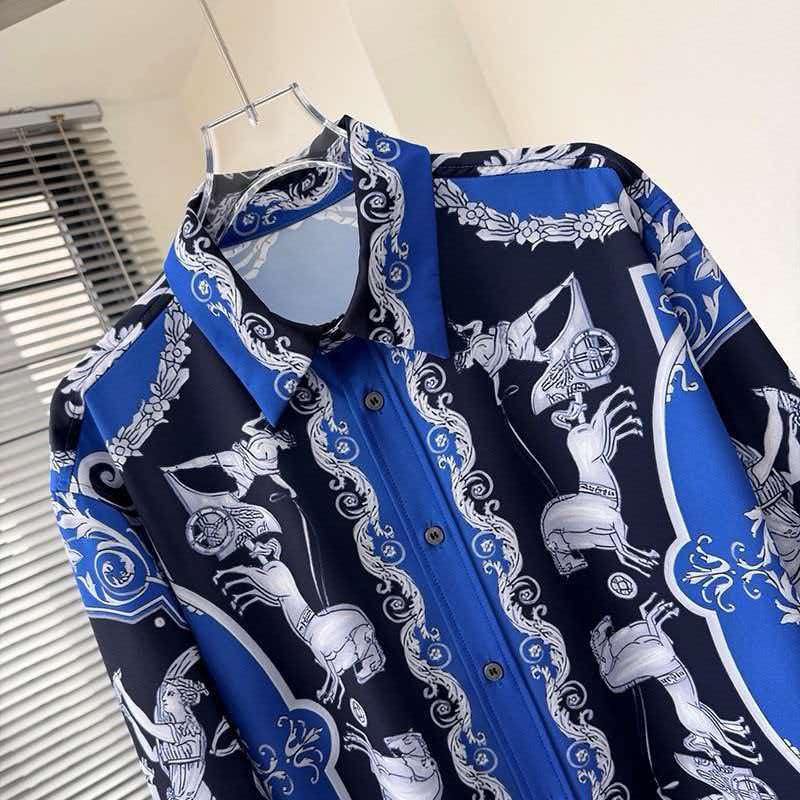 Men's casual long sleeved shirt