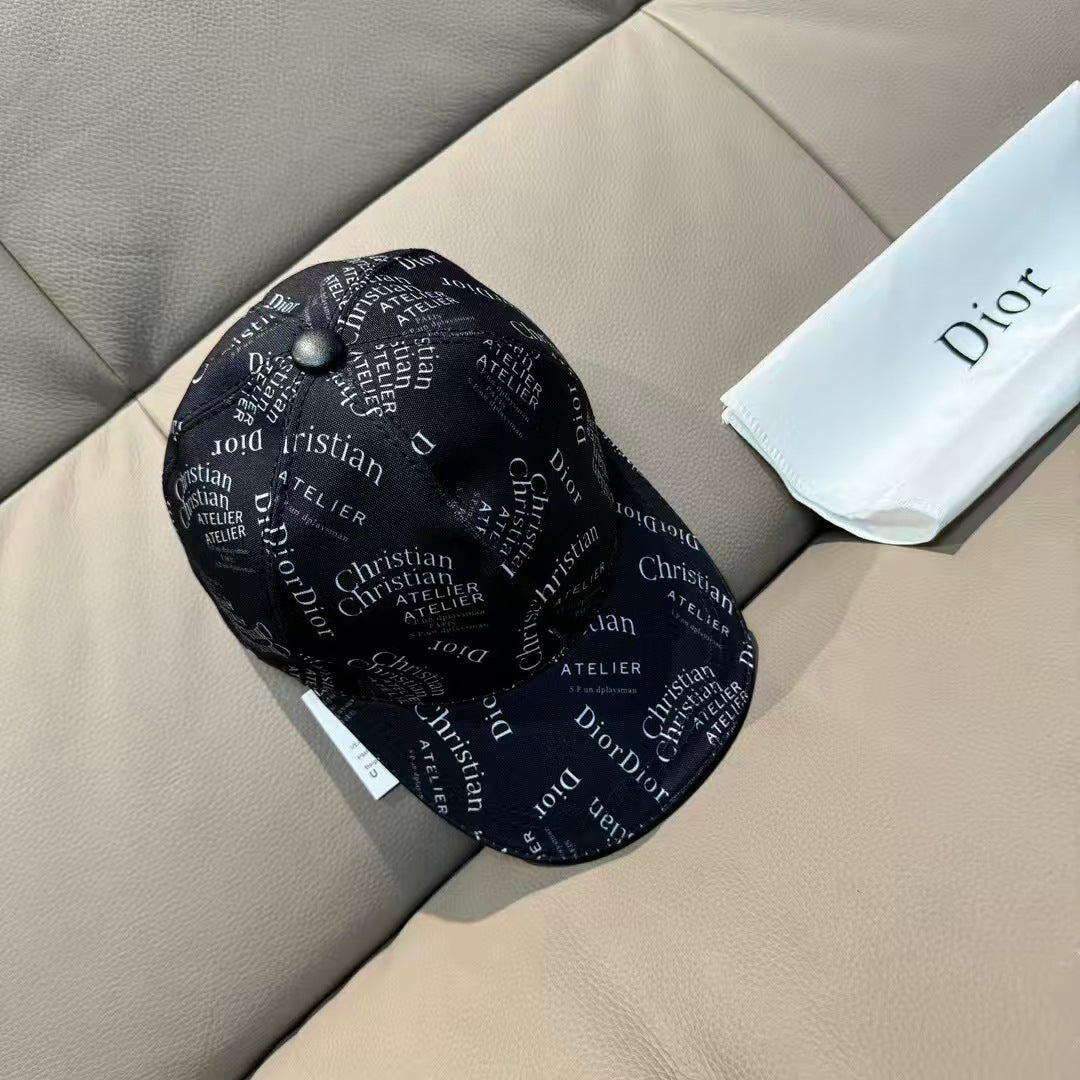 New silk screened canvas baseball cap
