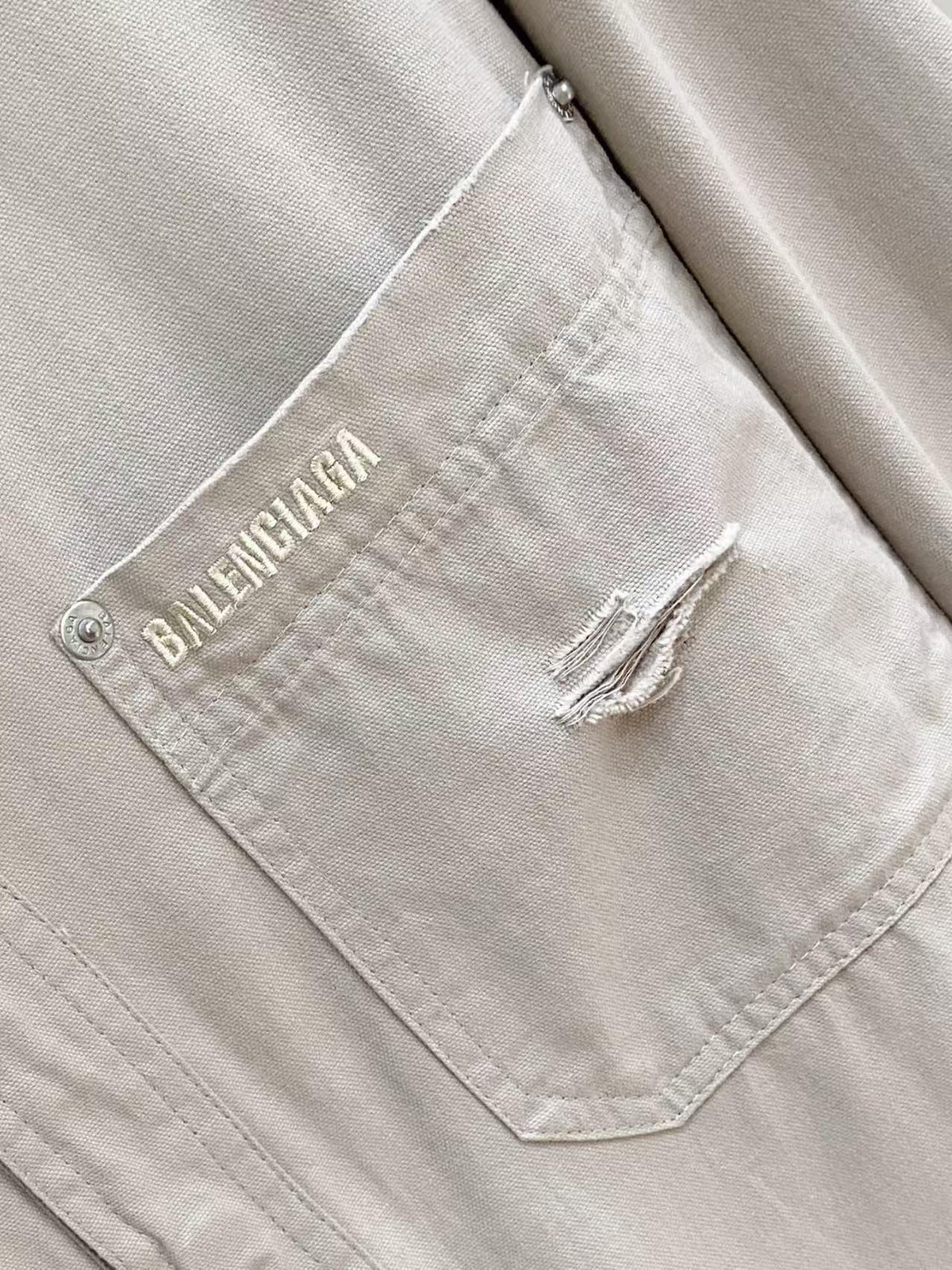 New type of destructive washing tool jacket