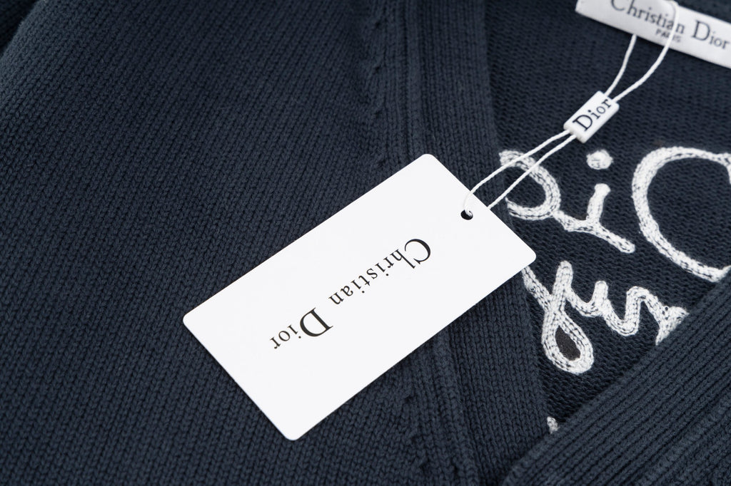 New jacquard logo cardigan jacket
