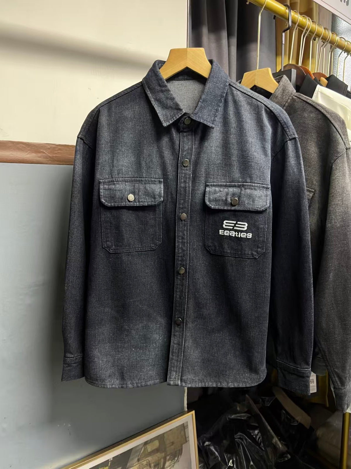 New letter pattern denim