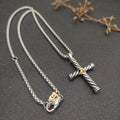 Colored Cross Necklace