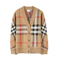 Classic Check Wool Jacquard Cardigan