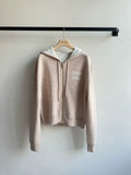 Zipper Cardigan Set
