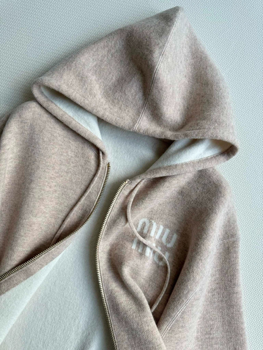 Zipper Cardigan Set