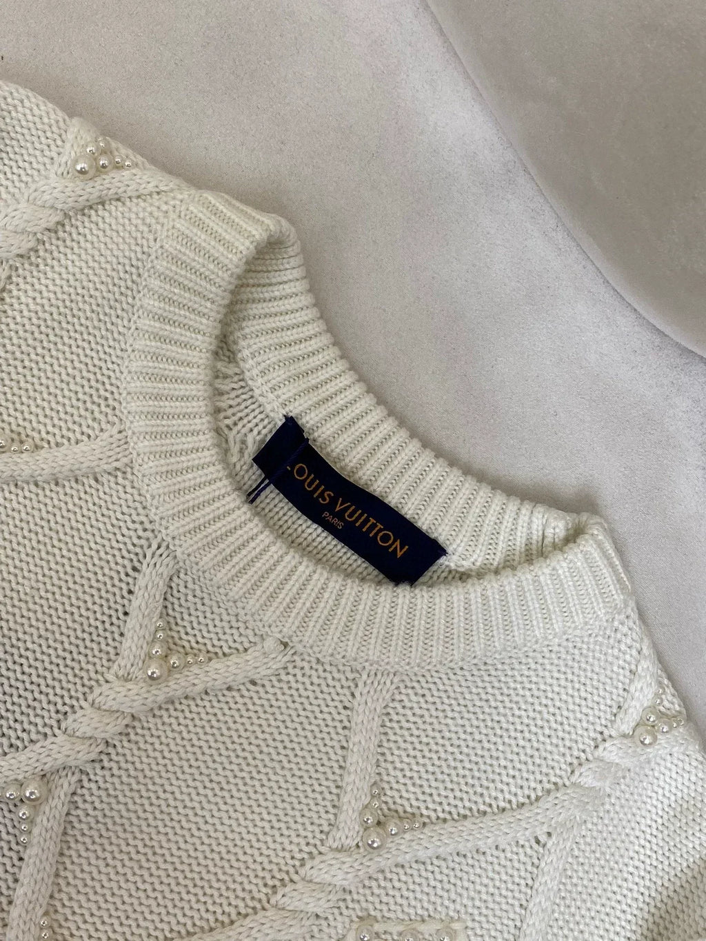 Ski Collection Beaded Wool Sweater