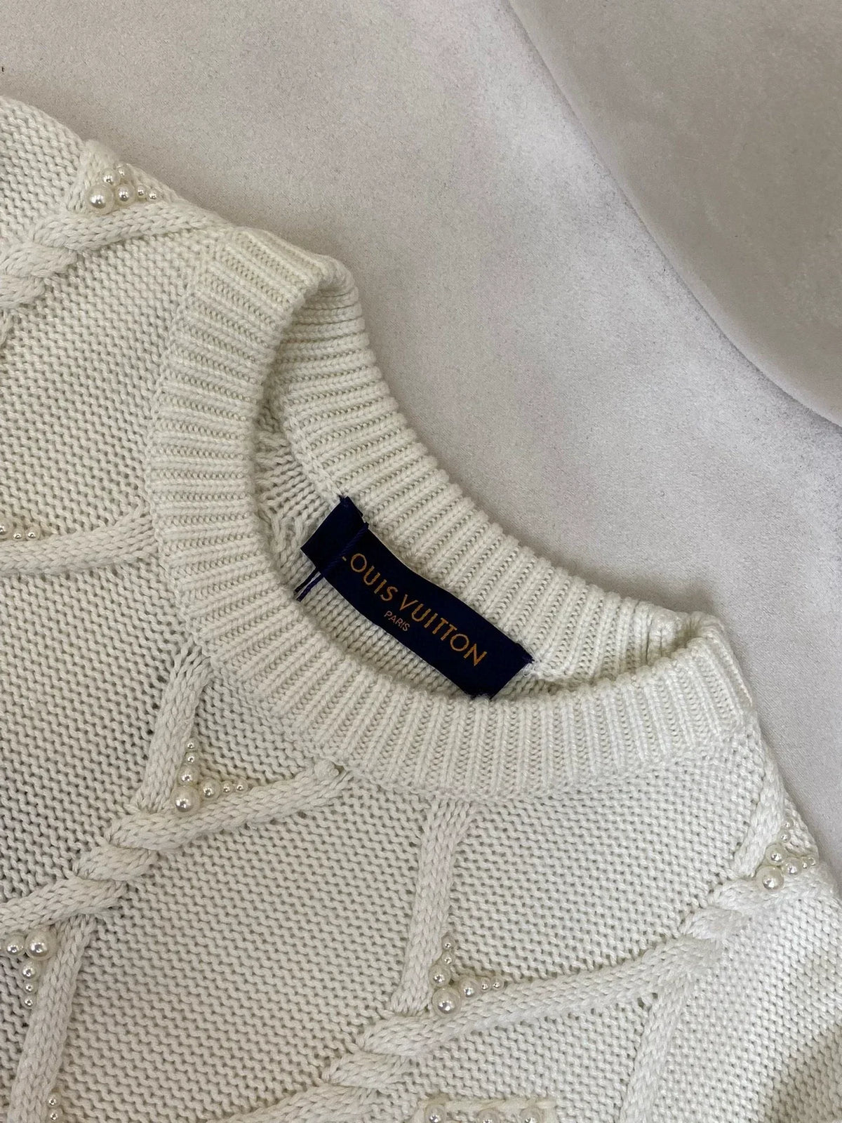 Ski Collection Beaded Wool Sweater