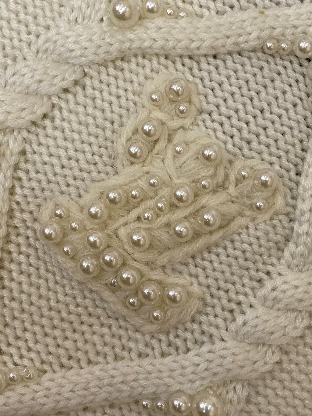 Ski Collection Beaded Wool Sweater