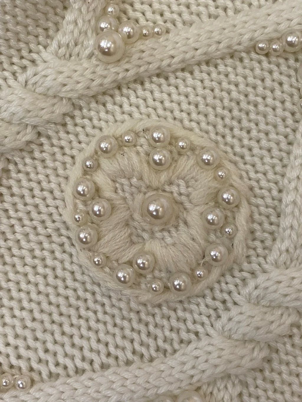 Ski Collection Beaded Wool Sweater