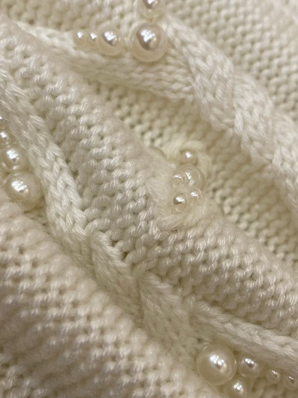 Ski Collection Beaded Wool Sweater