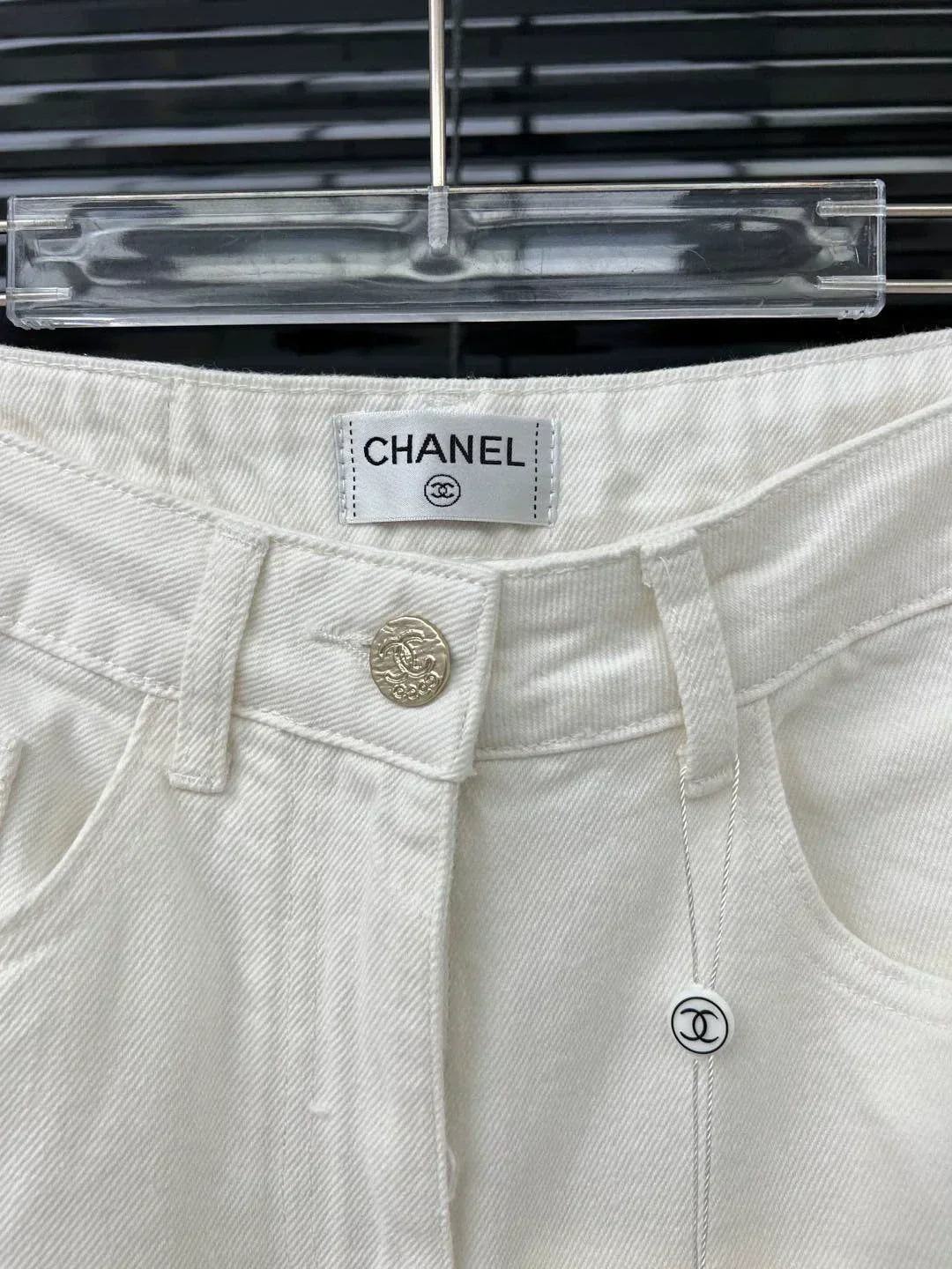 25ss gradient sequined back pocket jeans