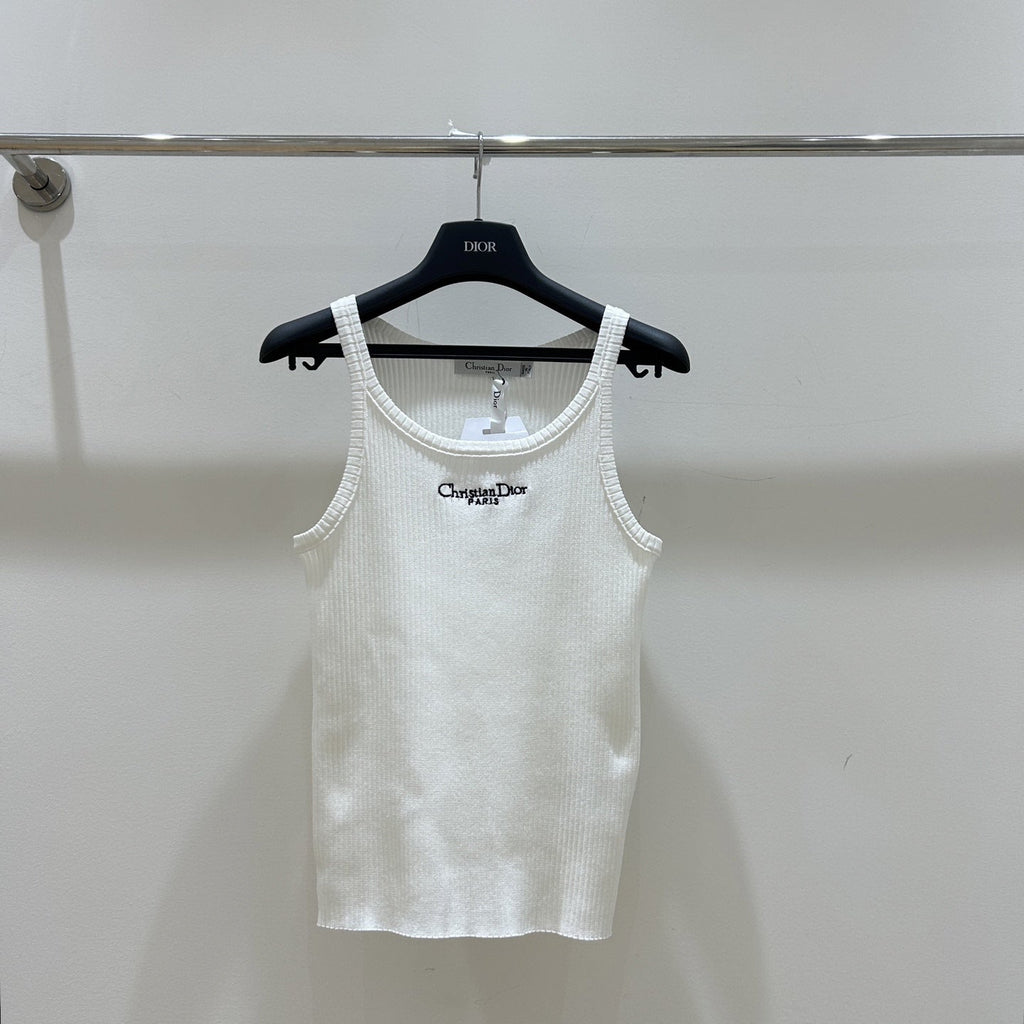 25 Embroidered Letters Vest All-match Vest