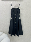 25 new double C suspender long skirt