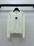 25fw Double C pullover long sleeved sweater