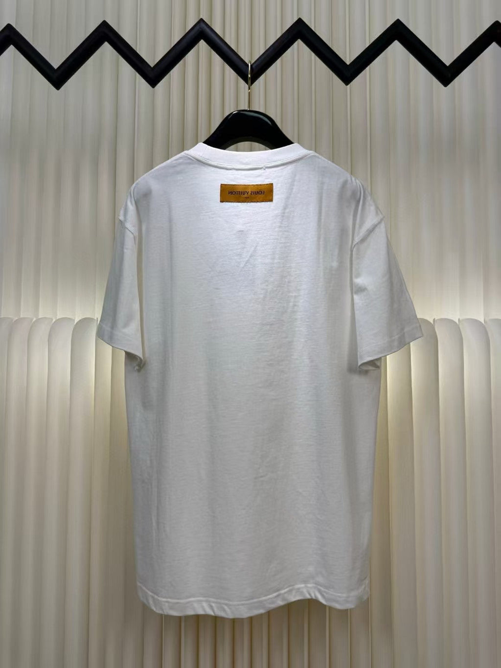 Logo embossed short sleeved T-shirt