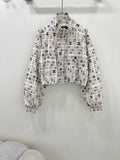 25ss Double letter printed hooded sleeveless jacket