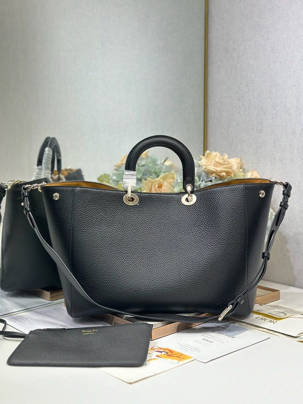 2026 Toujours Bag Embossed Calfskin 288175