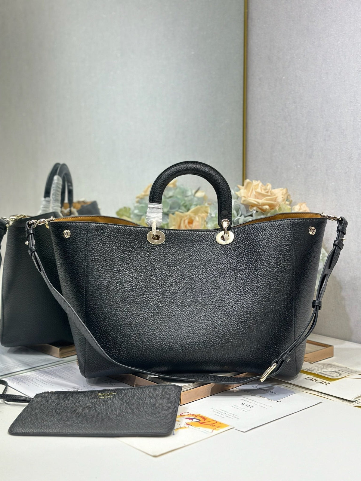 2026 Toujours Bag Embossed Calfskin 288175