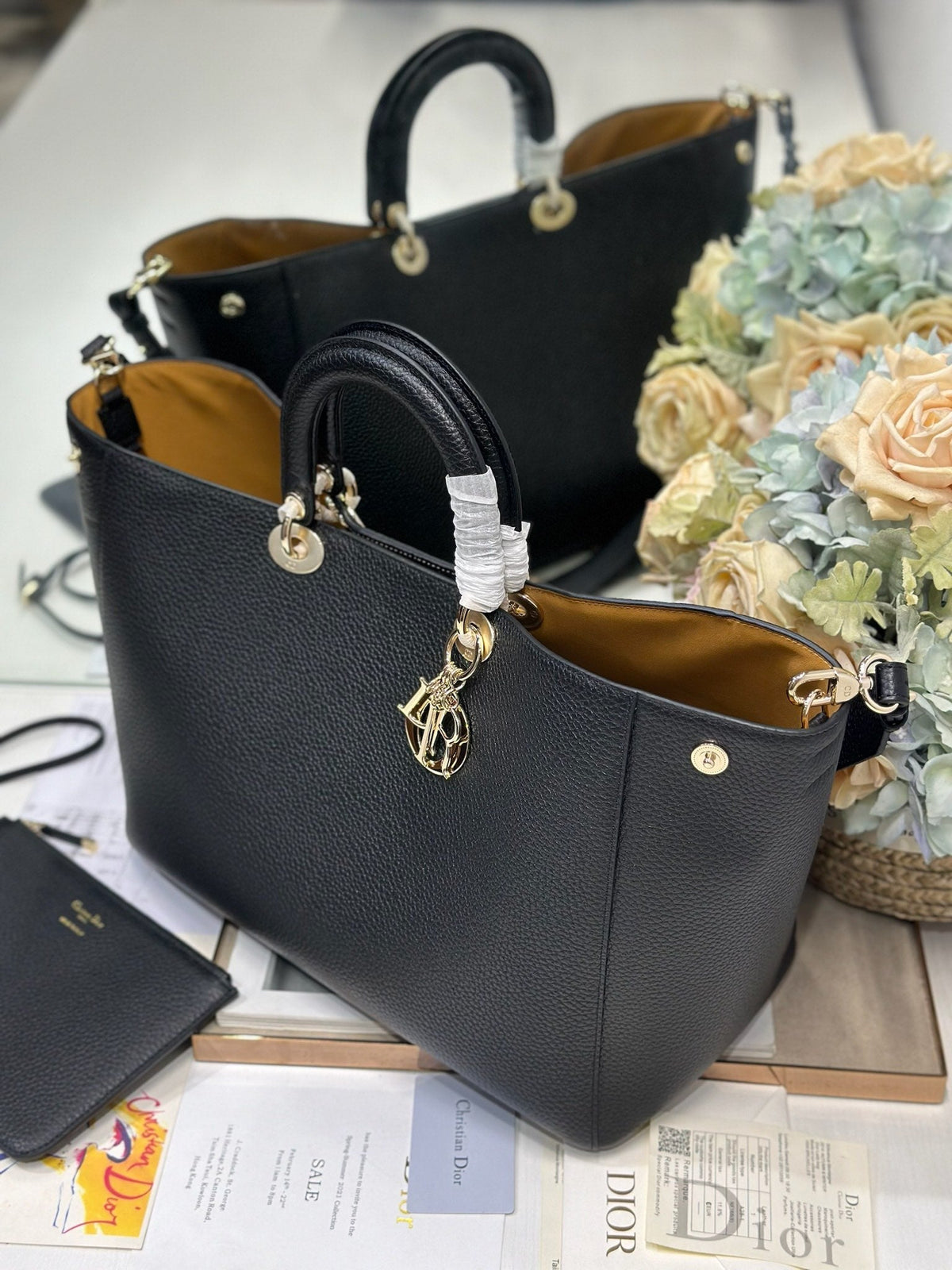 2026 Toujours Bag Embossed Calfskin 288175