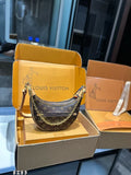 Crescent shaped bag