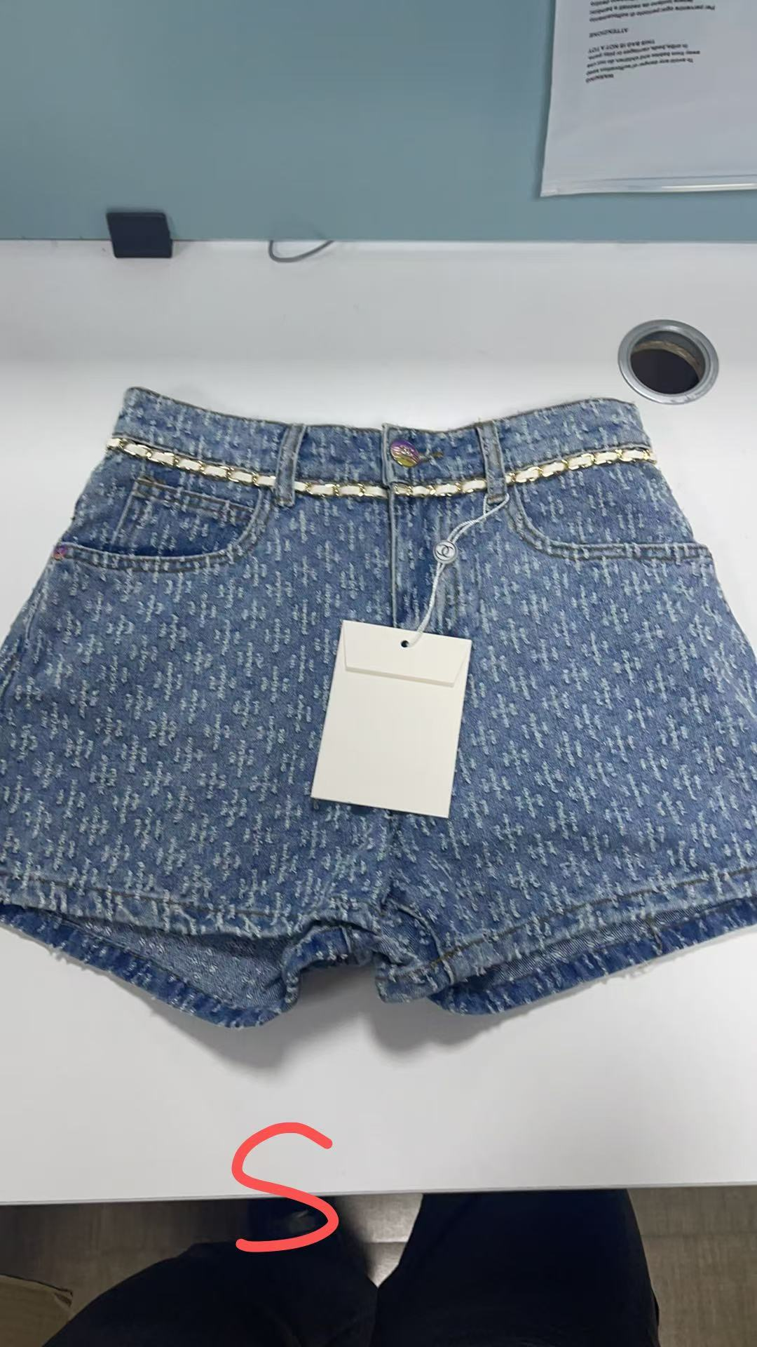 Denim Shorts（size:S）