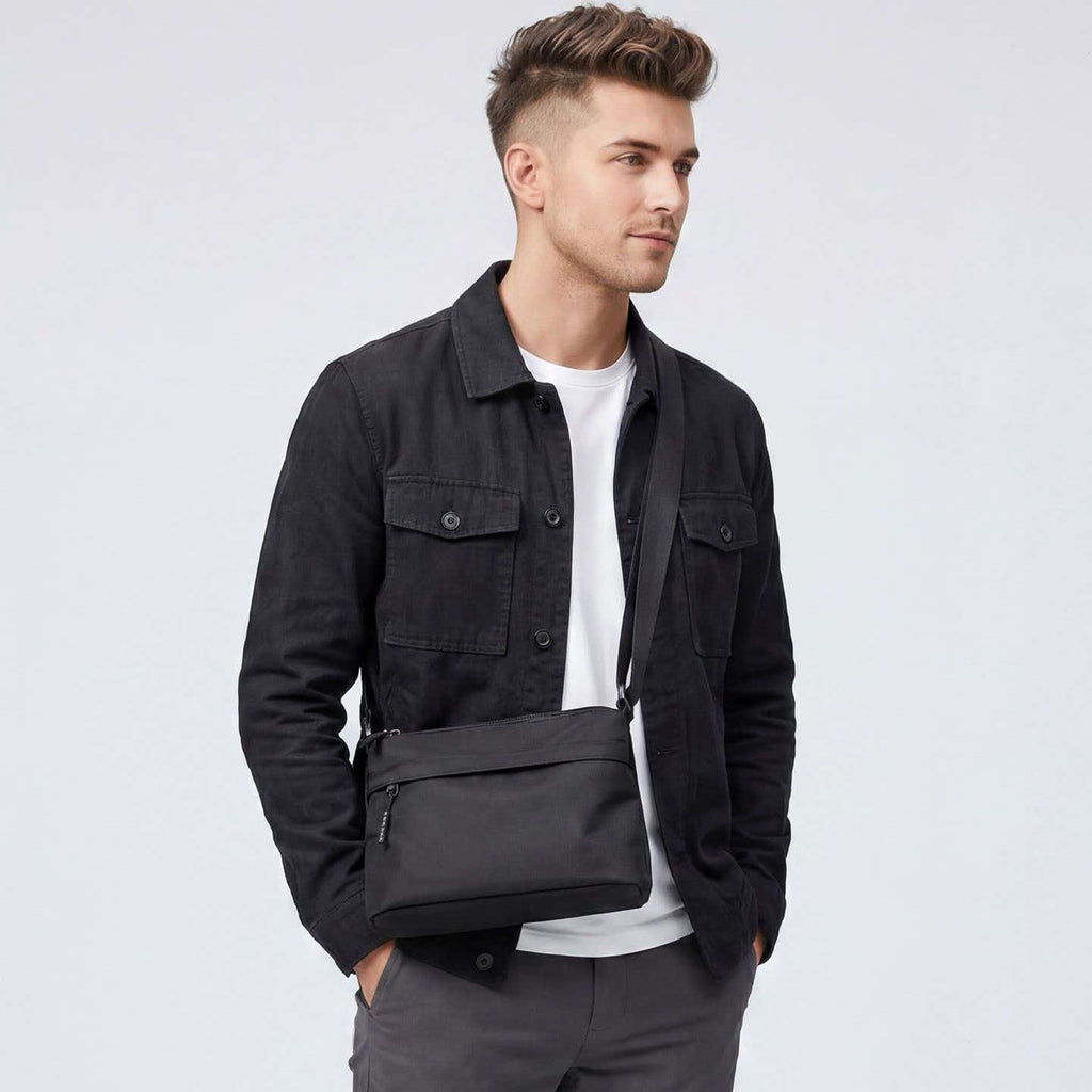 Oxford nylon lightweight crossbody messenger bag
