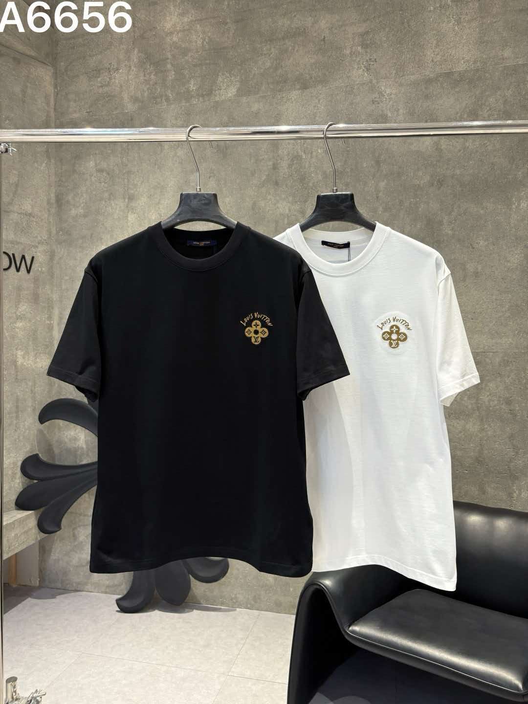 26 New Embroidery Craft Logo Letter Short Sleeve